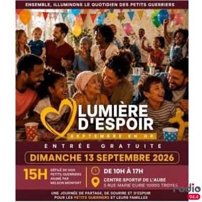 L'INFO DU 6/9 - L’évènement "Lumière d'espoir " avec Magali Jurczak cover