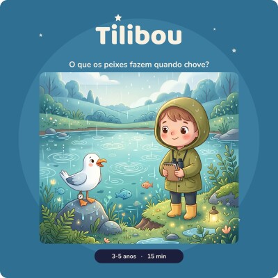 O que os peixes fazem quando chove?