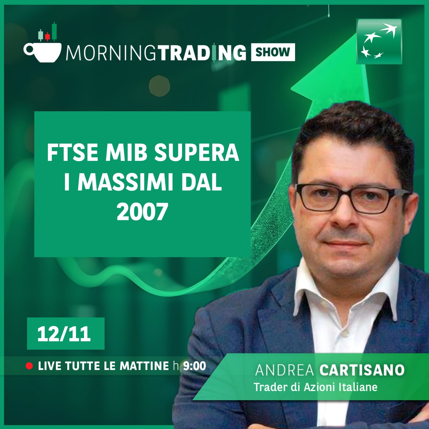 FTSEMIB supera i massimi dal 2007 episode artwork