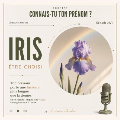 PRÉNOM IRIS- Que raconte vraiment ce prénom ? Origine et symbolique cover