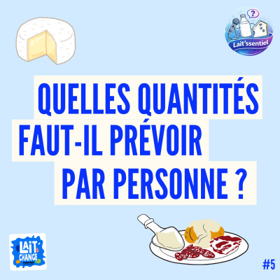 Quelles quantités de fromage faut-il prévoir par personne ? - LAIT'SSENTIEL #5 cover