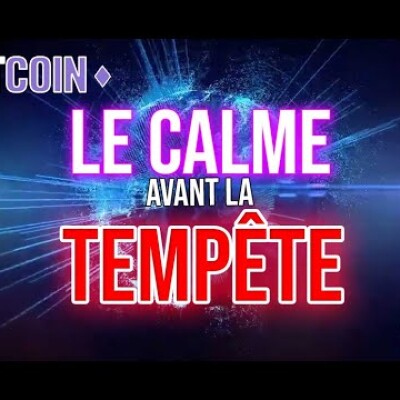 ✨BITCOIN: un calme annonciateur d'une tempête? - NEWS et ANALYSE CRYPTO BITCOIN cover