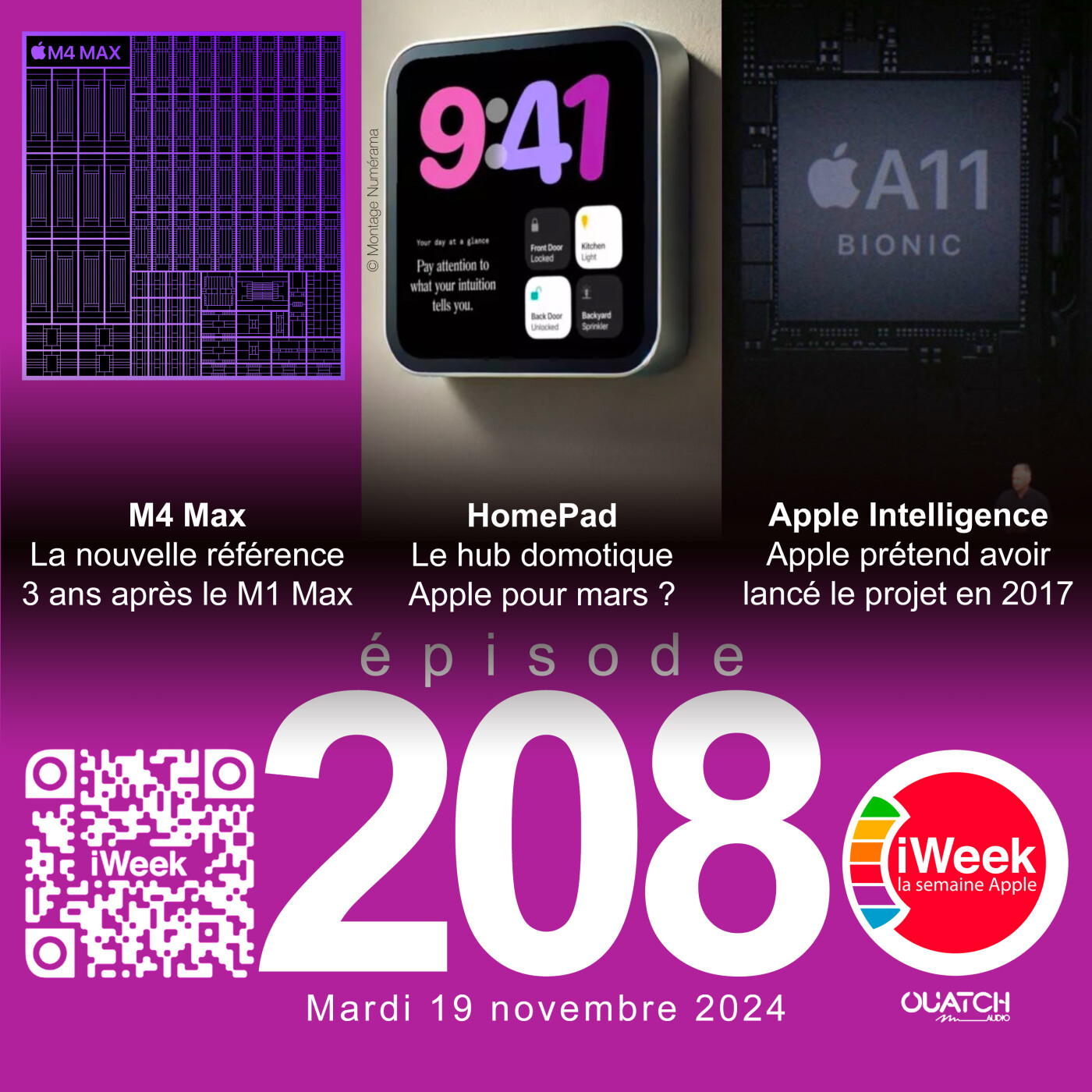 cover of episode M4 Max, la puce de rêve, et tout sur le futur HomePad (ou Apple Hub)