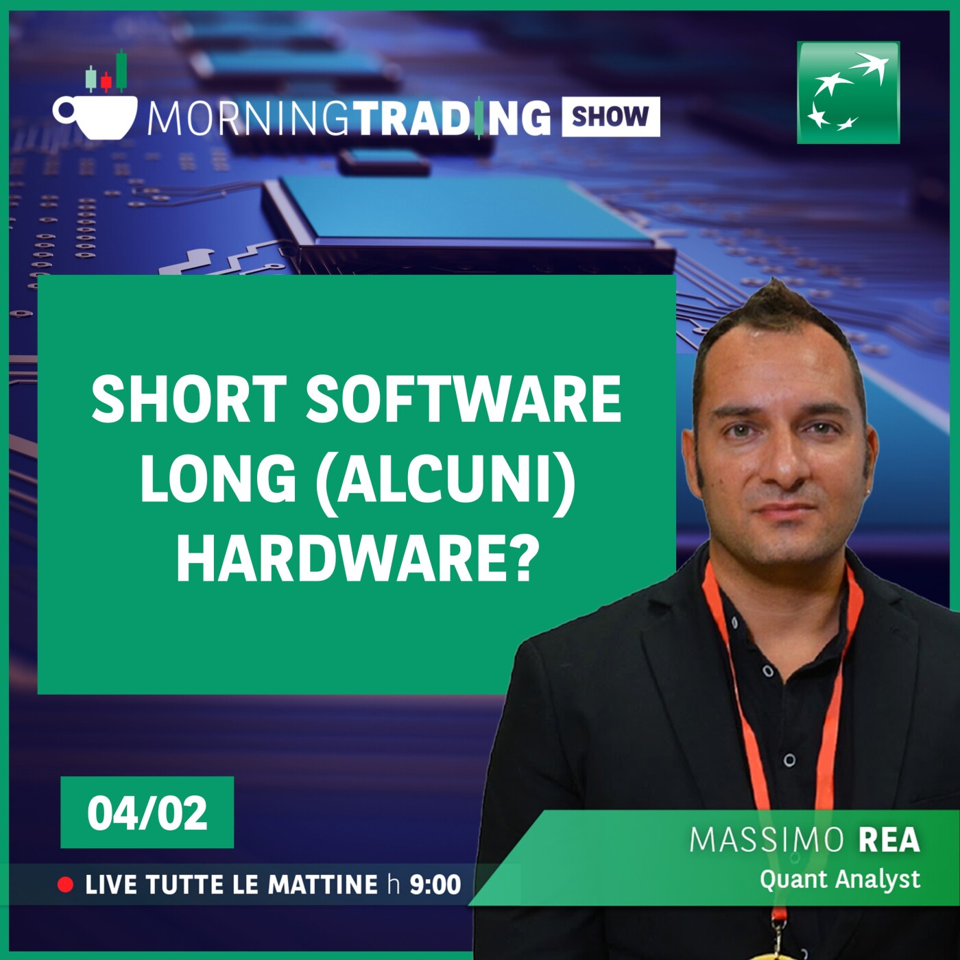 Short Software long (alcuni) Hardware? - Morning Trading Show