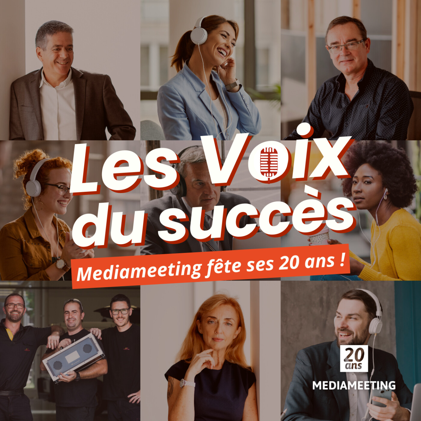 Les Voix du succès : Mediameeting fête ses 20 ans !