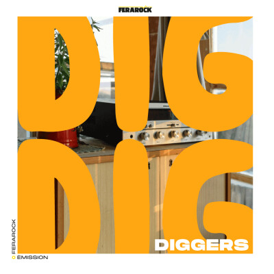 Dig Dig Diggers avec Futuro Pelo, Vilain Tigre et le label Marasm cover