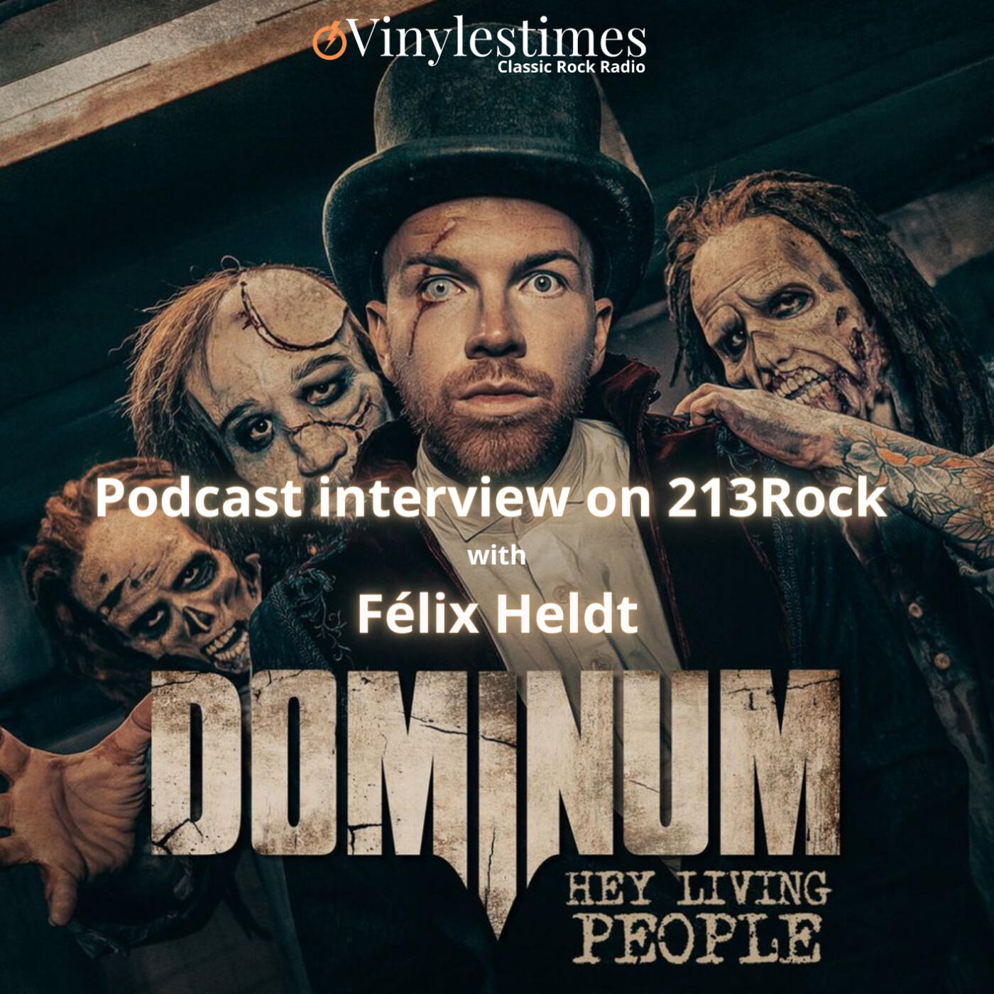 213Rock Harrag Melodica Live interview with Felix Heldt of Dominum 21 12 2023 on Vinylestimes Classic Rock Radio