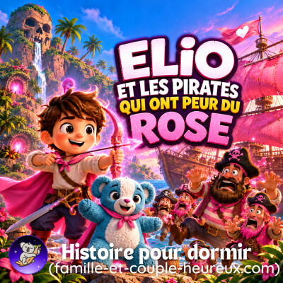 Elio et les pirates ont peur du rose 🏴‍☠️💗 | Histoire pour s’endormir enfant | Patricia Histoires cover