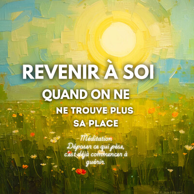 🧘 Méditation guidée profonde – Revenir à soi quand on ne trouve plus sa place cover