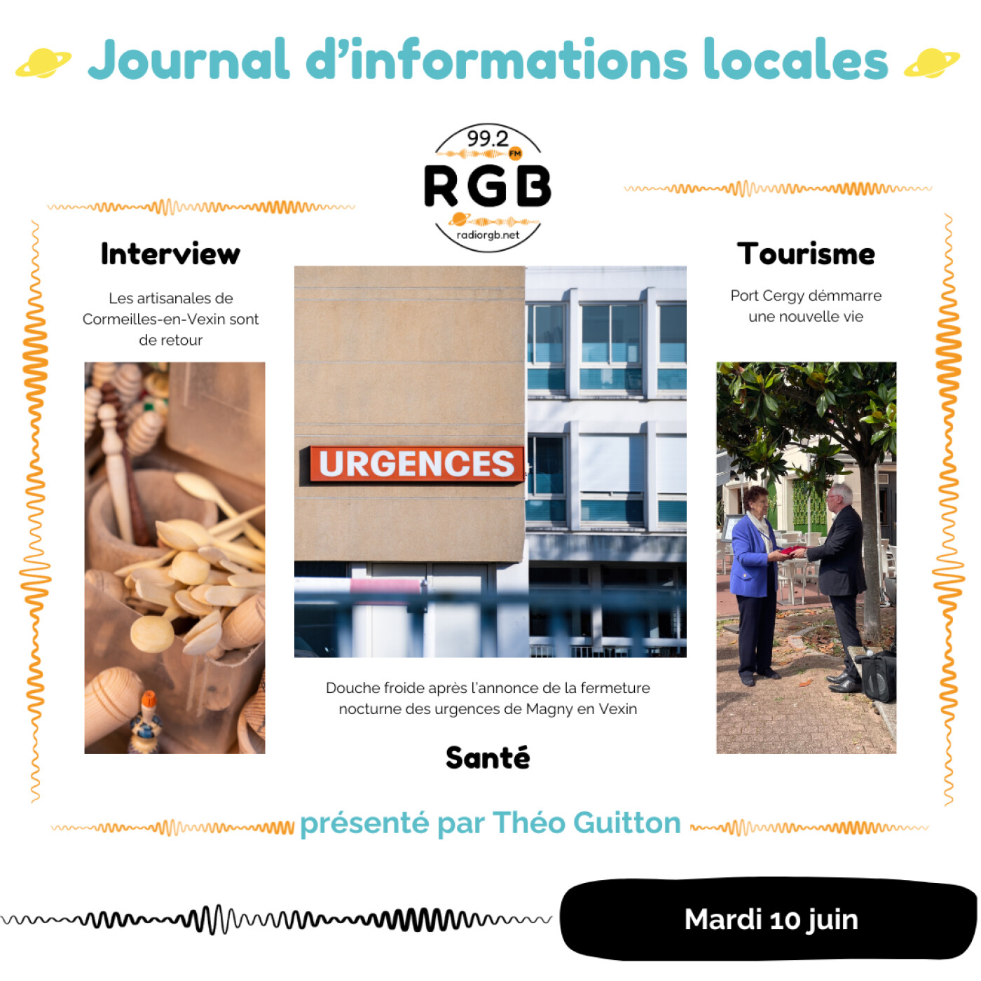 Le journal d\'informations locales - Radio RGB Cergy-Pontoise