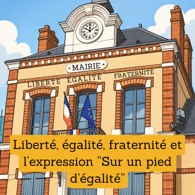 Liberté, égalité, fraternité et l’expression “Sur un pied d’égalité" cover
