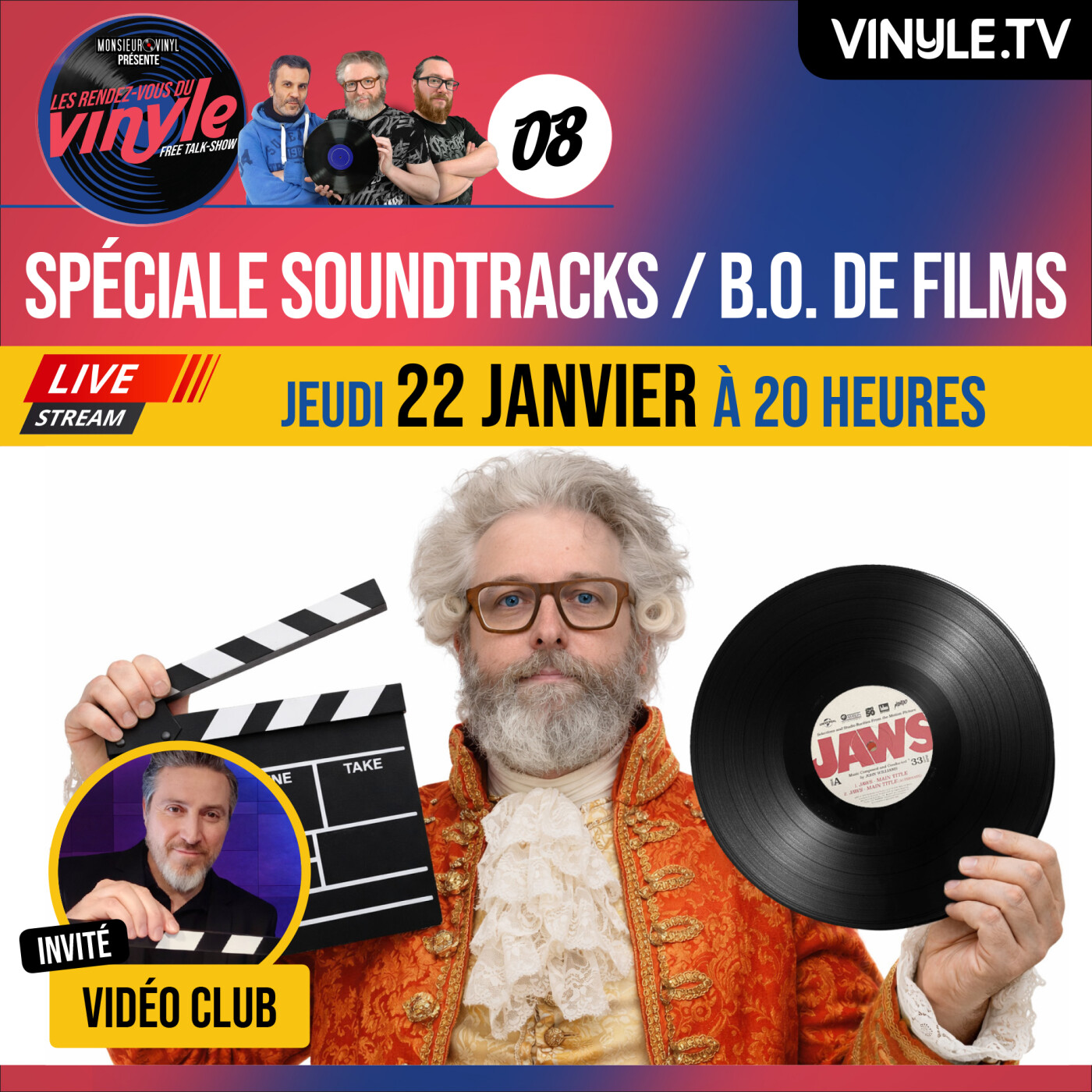 🎵☎️ Les RENDEZ-VOUS du VINYLE #08 | avec VIDÉO CLUB | Spéciale Soundtracks & B.O. de Films episode artwork