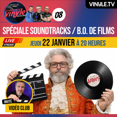 🎵☎️ Les RENDEZ-VOUS du VINYLE #08 | avec VIDÉO CLUB | Spéciale Soundtracks & B.O. de Films cover