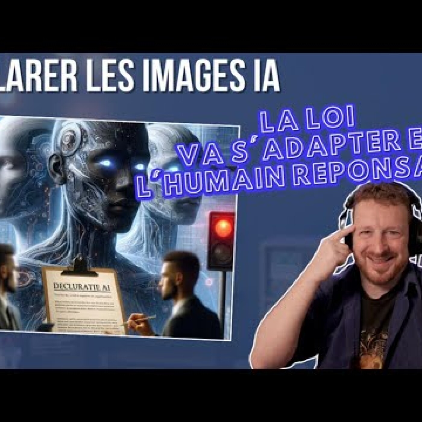 Déclarer les images IA : La loi va s'adapter et l'humain reponsable episode artwork