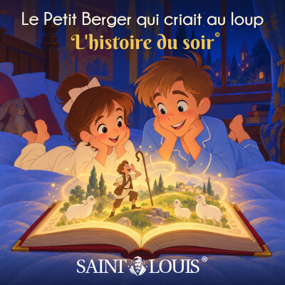 Le Petit Berger qui criait au loup, fable d'Ésope : histoire du soir pour enfants cover