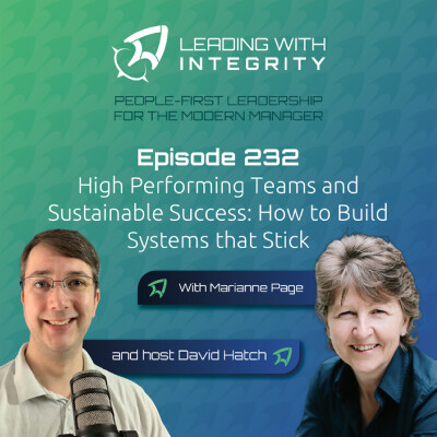 Ep.232: High Performing Teams and Sustainable Success: How to Build Systems that Stick, with Marianne Page | Leadership Podcasts cover