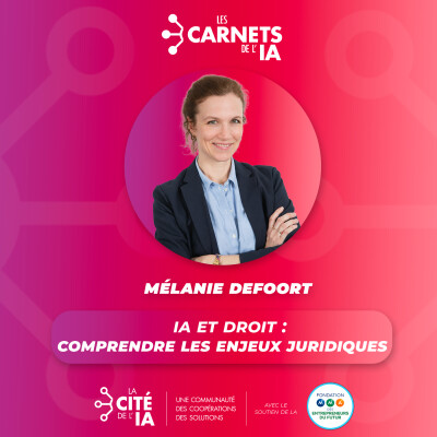 #80 Mélanie Defoort - IA et droit : comprendre les enjeux juridiques cover