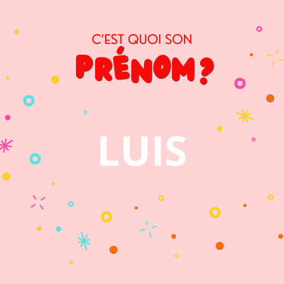 Luis : prénom hommage et Francis le chat cover