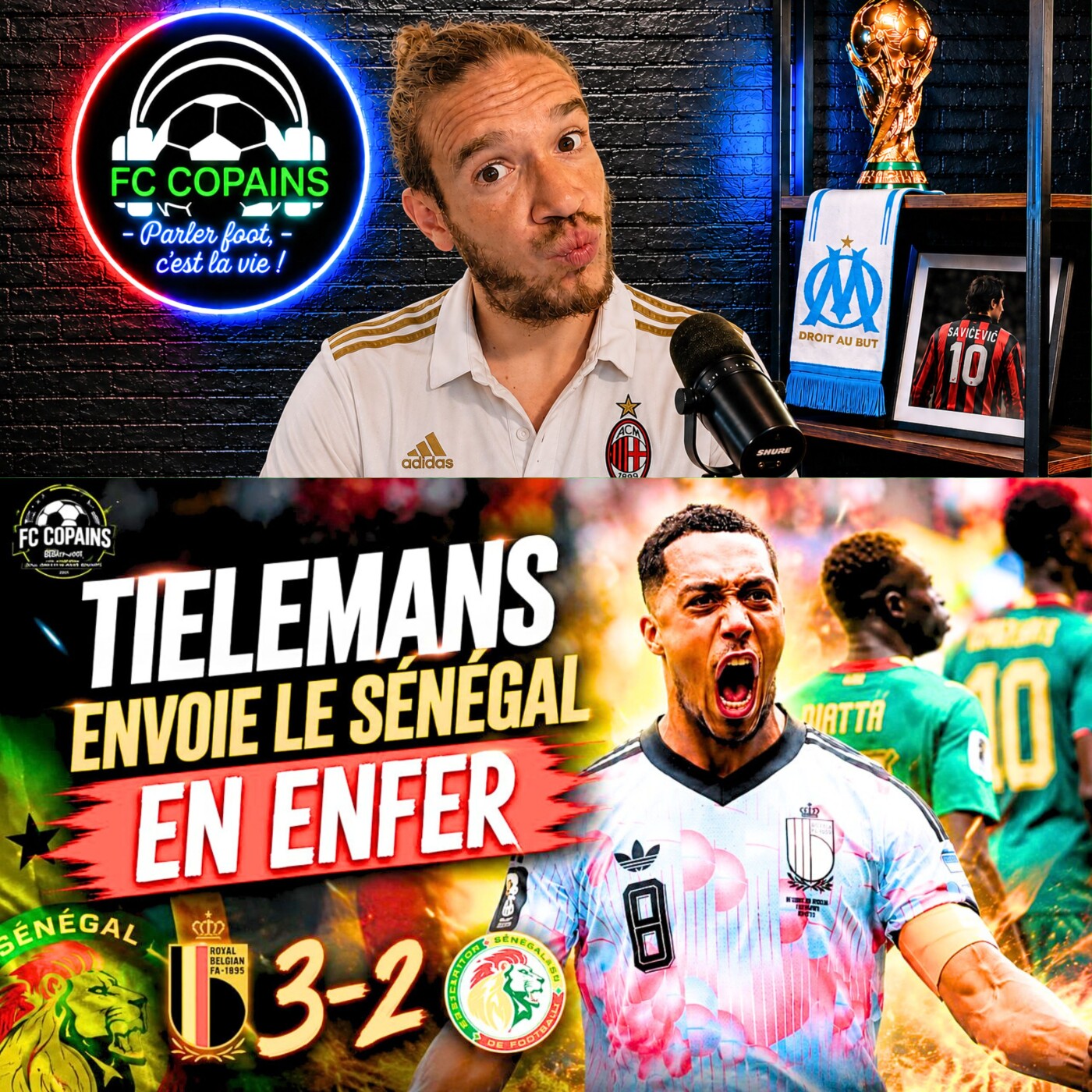 Débat Coupe du Monde 2026 - Belgique vs Senegal le debrief - Tielemans envoie le Senegal en enfer episode artwork