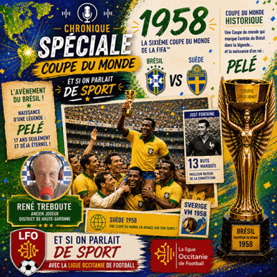 Chronique spéciale Coupe du Monde de Football N°6 - 1958 - Suède cover