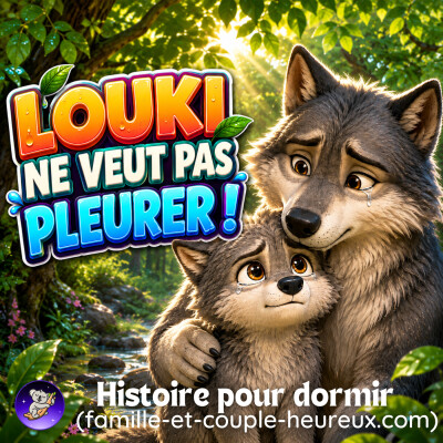 Le Petit Loup qui Croyait que les Garçons ne Pleurent Pas 🐺| Histoire pour s'endormir | Histoire du soir enfant | Patricia histoire cover