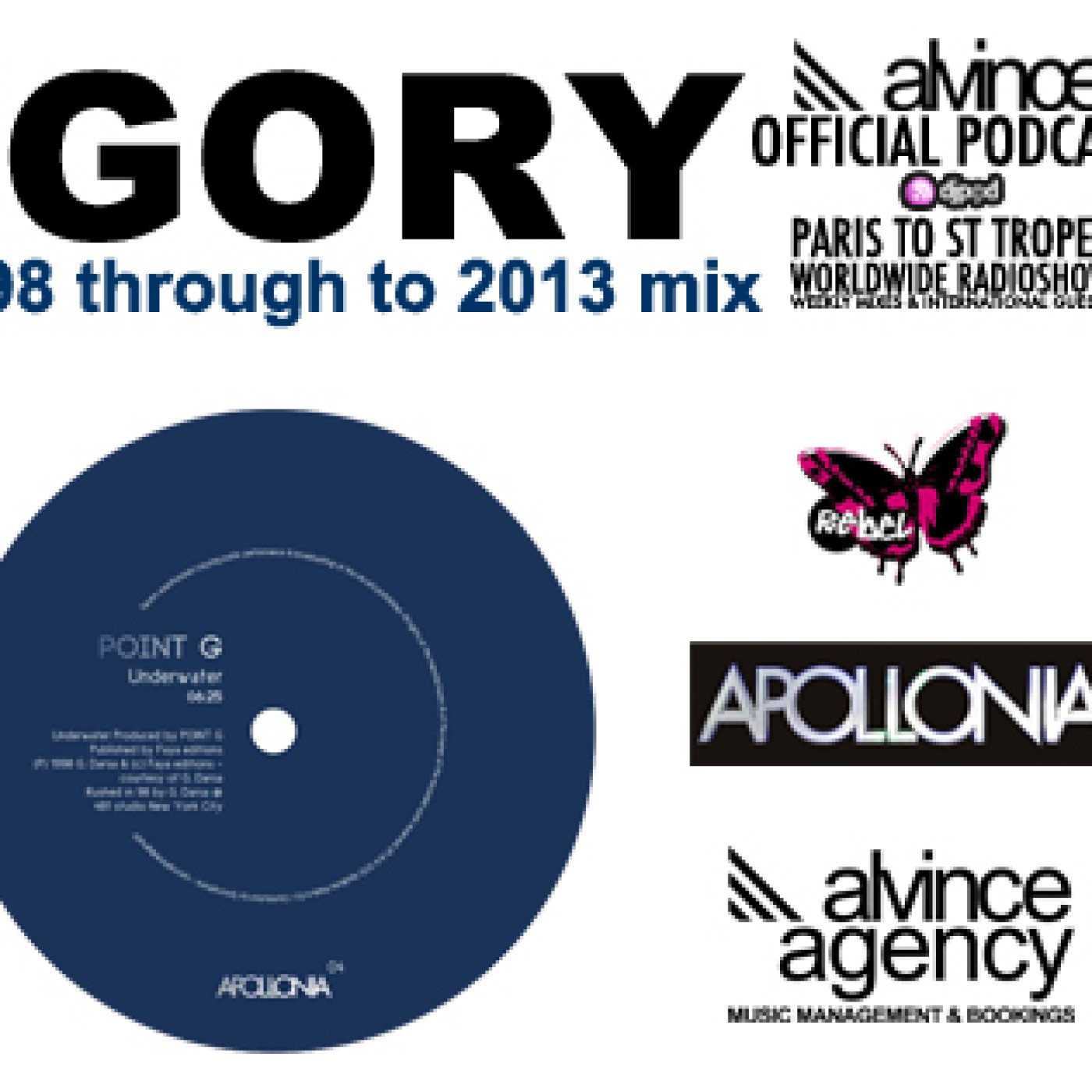 Guest #140 - DJ Gregory aka POINT G "UNDERWATER FR PROMO MIX" (Apollonia - FR) episode artwork