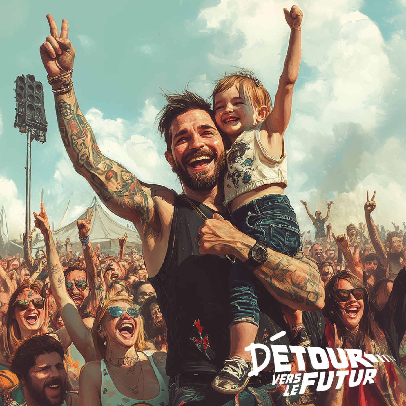 Foules festives : une joie contagieuse