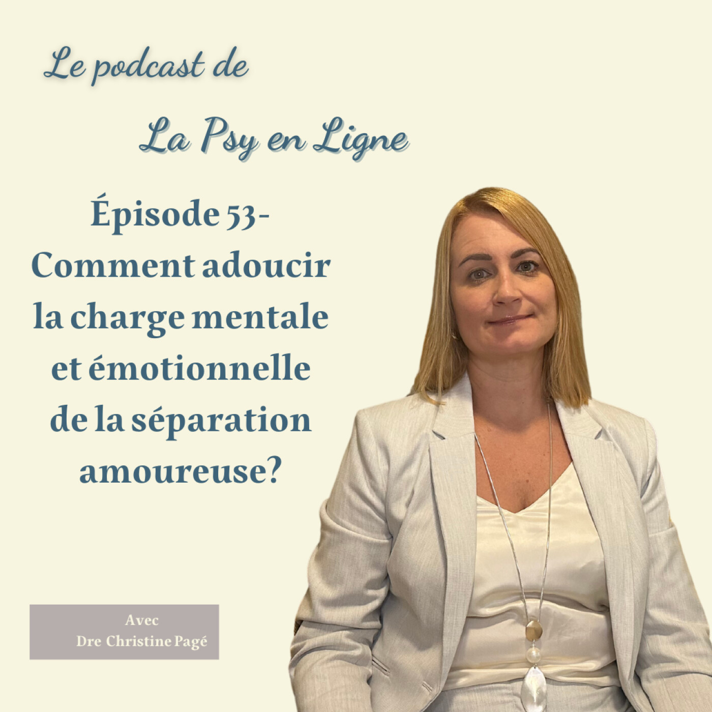 Le Podcast de la Psy en ligne- Psychologie et charge mentale