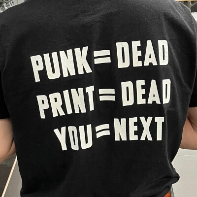 The real death of print cover