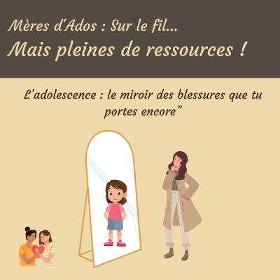 L’adolescence : miroir des blessures que tu portes encore cover