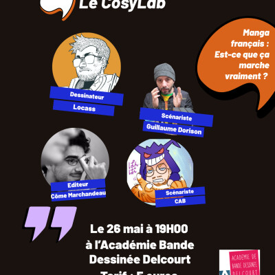 Manga Français : Est-ce que ça marche toujours - Le CosyLab à l'Académie BD Delcourt #1 cover