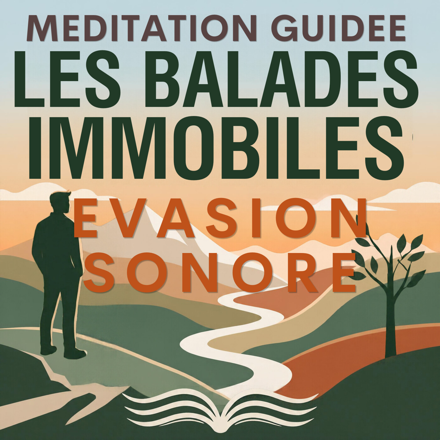 Illustration du podcast LES BALADES IMMOBILES - Méditation guidée & Evasion sonore