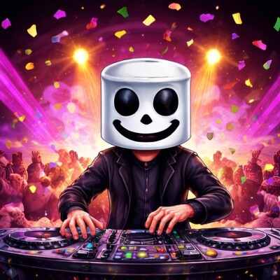 LES DJs MASQUÉS : MARSHMELLO cover