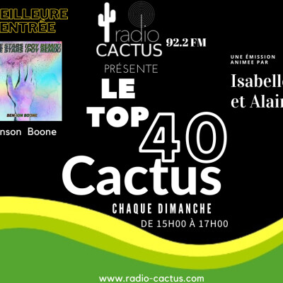 Top 40 Cactus du 30 avril 2023. cover