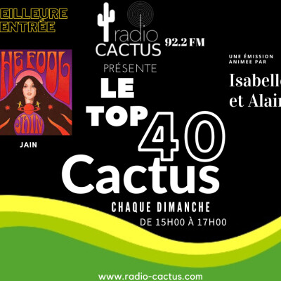 Top 40 Cactus du 13 août 2023 cover