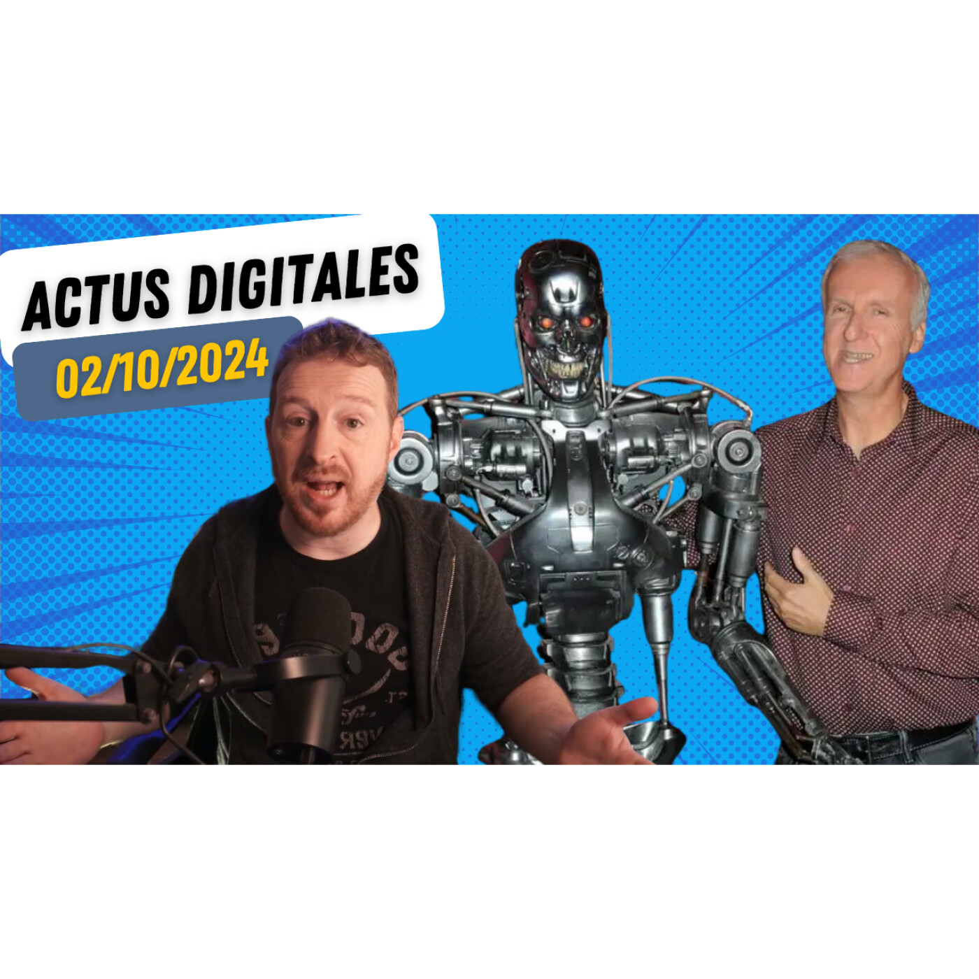 IA sur YouTube, Runway plie hollywood, James Cameron et Skynet, Raspberry Pi révolution à 70$ ! episode artwork
