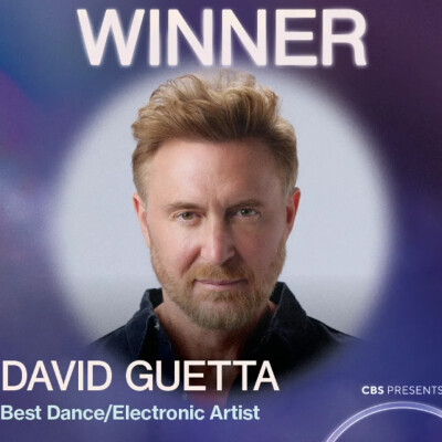 AMERICAN MUSIC AWARDS 2026 : DAVID GUETTA SACRÉ CATÉGORIE DANCE/ELECTRO cover