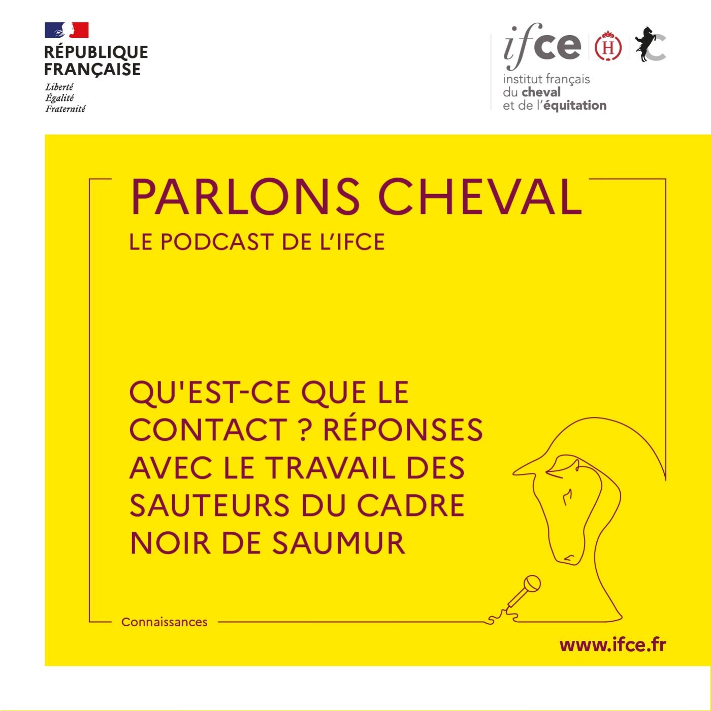 Ép. 92 | Qu’est-ce que le contact ? Réponses avec le travail des sauteurs de Cadre noir de Saumur - Marine Leblanc & Gildas Flament