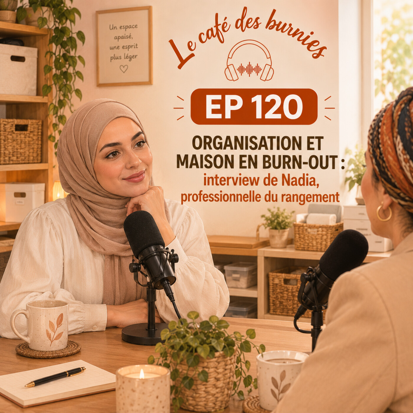 EP 120 ORGANISATION ET MAISON EN BURN-OUT : interview de Nadia, professionnelle du rangement