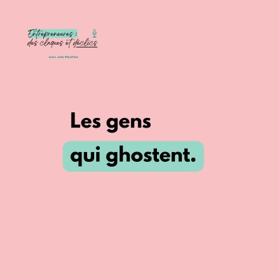 Les gens qui ghostent cover