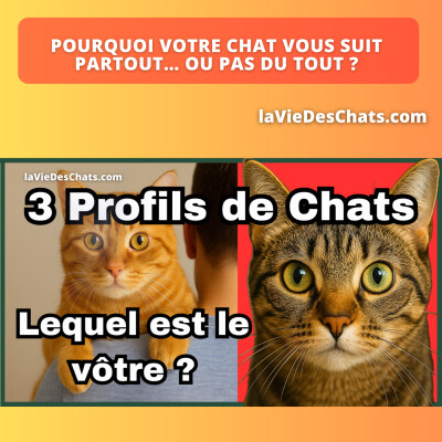 POURQUOI VOTRE CHAT VOUS SUIT PARTOUT ... OU PAS DU TOUT ? cover