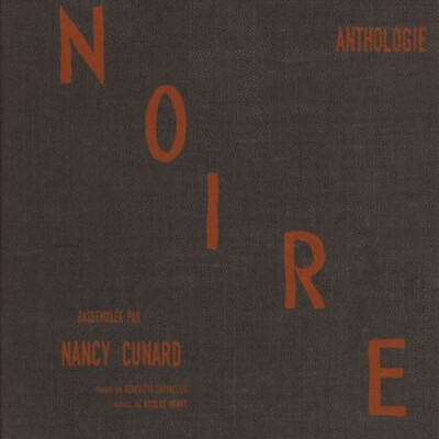 Anthologie noire - Nancy Cunard cover