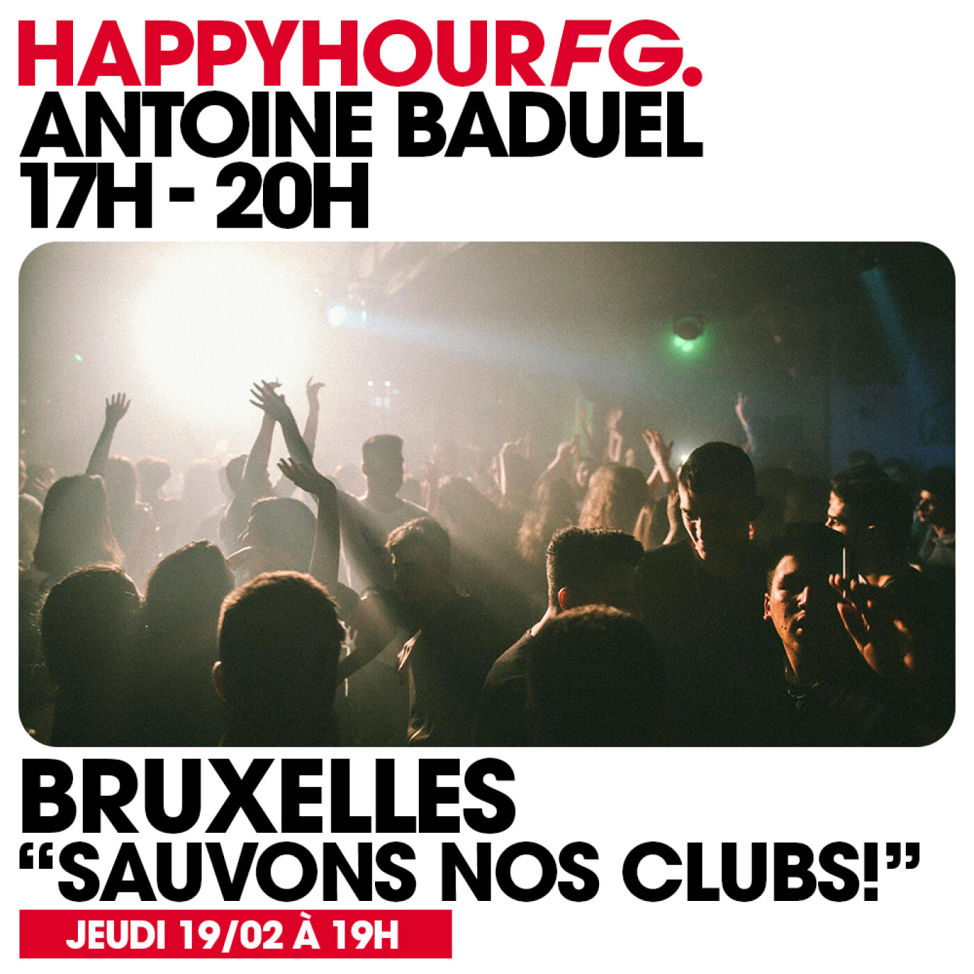 HAPPY HOUR FG AVEC ANTOINE BADUEL. L'INTERVIEW : BRUSSELS BY NIGHT episode artwork