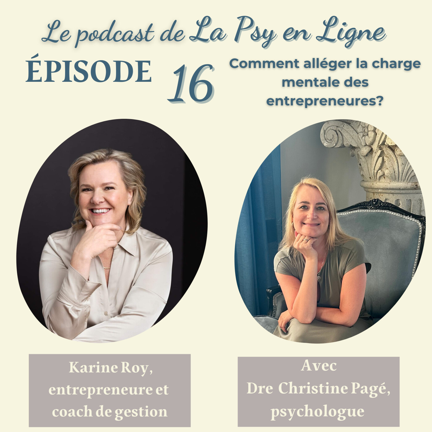 Le Podcast de la Psy en ligne- Psychologie et charge mentale