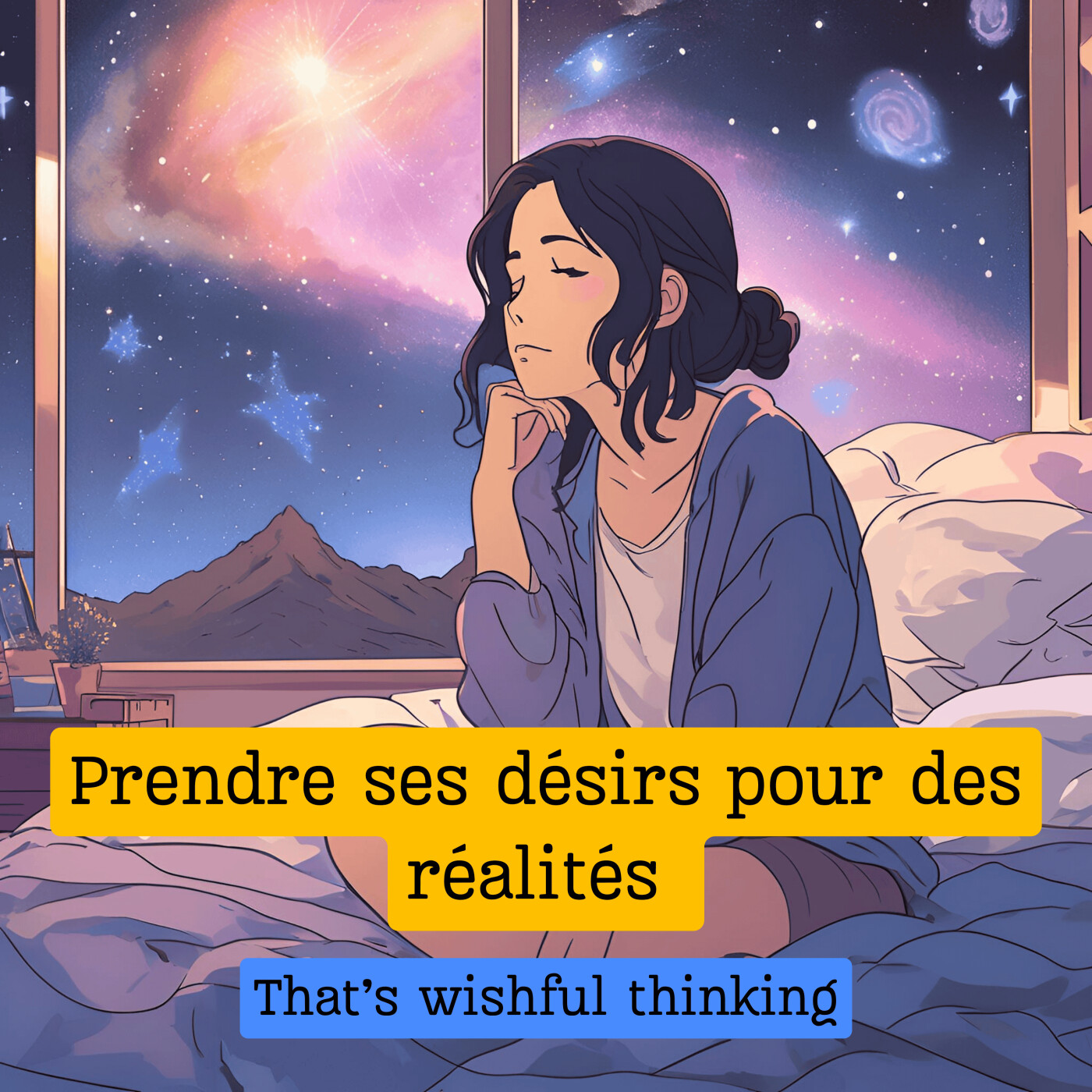 Expression française : "Prendre ses désirs pour des réalités"