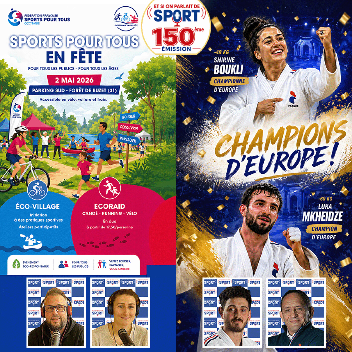 Émission N°150 - Sport pour tous et Judo episode artwork