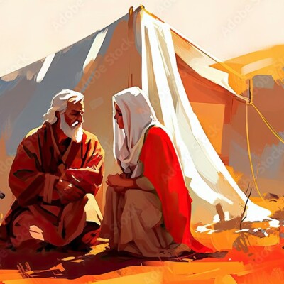 Genèse Chapitre 18 : 1-15 Le rire de Sara face à l'impossible cover