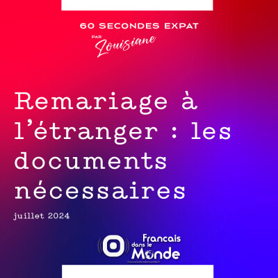 Remariage à l'étranger : les documents nécessaires cover