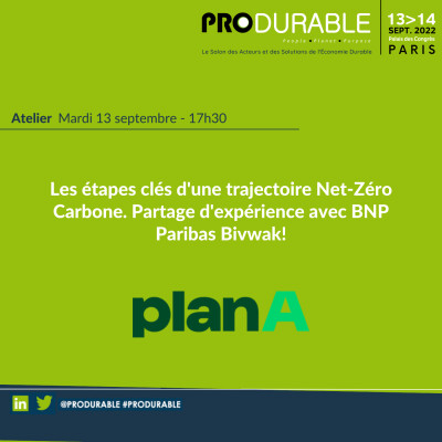 Plan A - Les étapes clés d'une trajectoire Net-Zéro Carbone cover