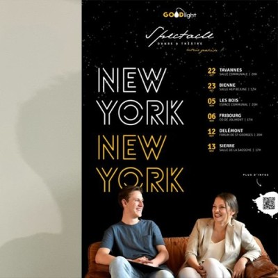 «New York, New York» par la compagnie Good Light avec Arnaud Schnegg cover